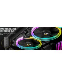 Antec Neon 12CM ARGB 3 Pack + Controller