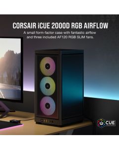 Corsair iCUE 2000D RGB AIRFLOW Mini ITX Tower Case