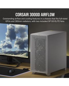 Corsair Carbide Series 3000D White ATX Case
