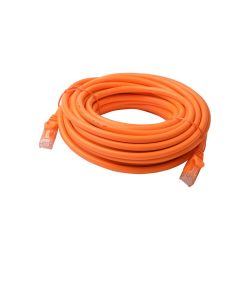 8Ware CAT6A Cable 10m - Orange RJ45 Ethernet Patch Cord