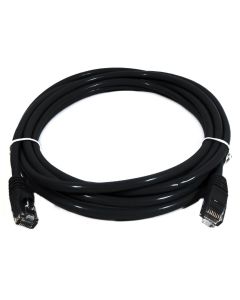 8Ware CAT6A Cable 1m - Black RJ45 Ethernet Patch Cord