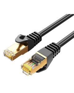 8Ware CAT7 Cable 1m - Black RJ45 Ethernet Patch Cord