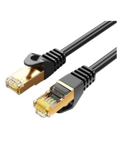 8Ware CAT7 Cable 2m - Black RJ45 Ethernet Patch Cord