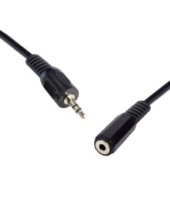 8Ware 3.5mm Stereo M-F 5m Speaker/Mic Extension Cable