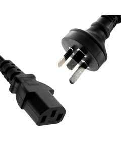 8Ware AU Power Cable 2m - Male Wall to Female Power Socket
