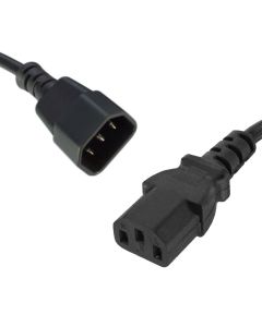 8Ware Power Cable Extension Cord 1m IEC C14 to C13