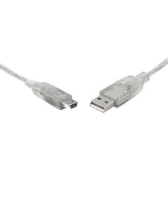 8Ware USB 2.0 Cable 3m A to B 5-pin Mini