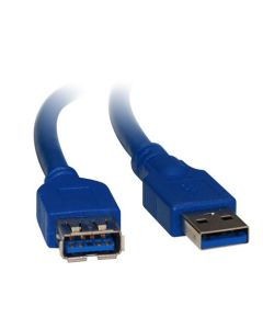 8Ware USB 3.0 Cable 1m A to A Blue
