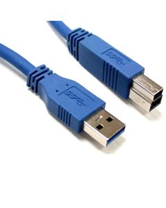 8Ware USB 3.0 Cable 3m A to B Blue