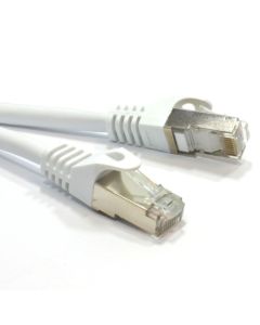 Astrotek CAT6A Shielded Cable 1m Grey/White Color