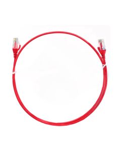 8ware CAT6 Ultra Thin Slim Cable 0.25m - Red Color
