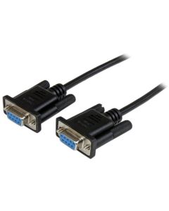 Astrotek 3m Serial RS232 Null Modem Cable - DB9 Female to Female