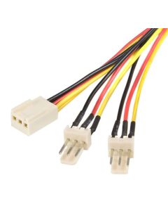 Astrotek Fan Power Cable 20cm - 2x3pin Male to 3 pins Female