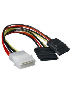 Astrotek Power to SATA Molex Cable - 4 pins to 2x 15 pins