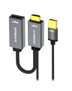 mbeat Tough Link HDMI to DisplayPort Adapter