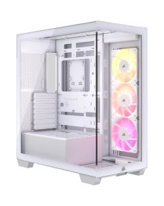 CORSAIR 3500X ARGB Mid-Tower PC Case, White