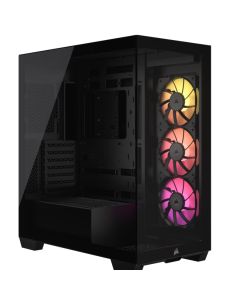 CORSAIR iCUE LINK 3500X RGB Mid-Tower PC Case, Black