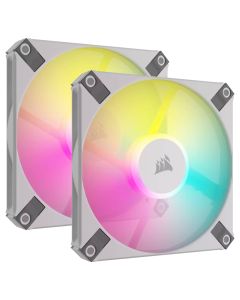 CORSAIR AF120 RGB SLIM WHITE Fan Dual Pack