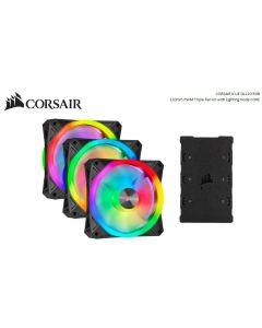 Corsair QL120 RGB Triple Fan Kit with Lighting Node Core