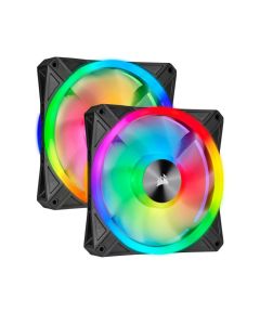 Corsair QL140 RGB Dual Fan Kit with Lighting Node Core