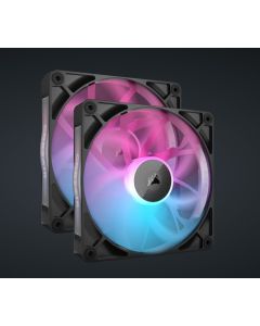 Corsair RX140 RGB Black ICUE Link 140mm PWM Dual Fan Kit