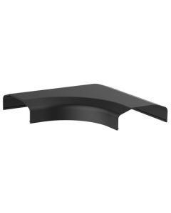 Brateck Plastic Cable Cover Joint L Shape Black (LS)
