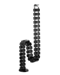 Brateck Quad Entry Vertebrae Cable Management Spine - Black