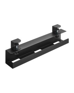 Brateck Clamp-On Under Desk Cable Tray --  Black (LS)