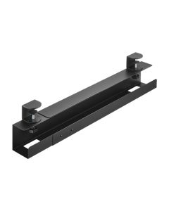 Brateck Extendable Clamp-On Under Desk Cable Tray --  Black
