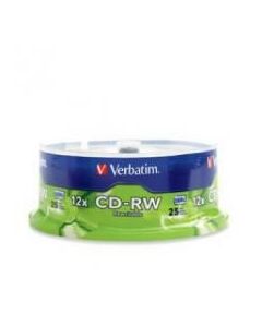 Verbatim CD-RW 700MB 25Pk Spindle 12x