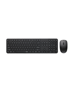 RAPOO Wireless Retro Style Round Key Mouse & Keyboard Black
