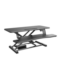 Brateck Electric Sit Stand Desk Converter with Keyboard Tray Deck