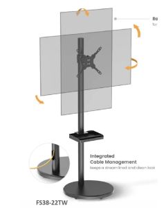 Brateck Mobile Spring Display Floor Stand for 17'-35' Monitor