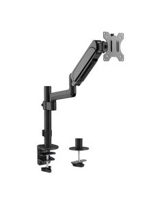 Brateck Single Monitor Pole-Mounted Gas Spring Monitor Arm