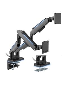 Brateck Heavy-Duty RGB Gaming Monitor Arm - Dual Monitors (LS)