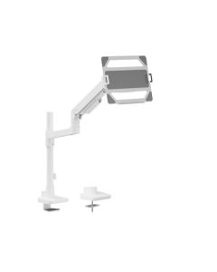 Brateck Pole-Mounted Gas Spring Monitor Arm with Laptop Holder