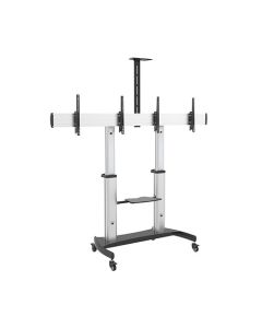 Brateck Dual Screen TV Cart for 37'-60' TVs