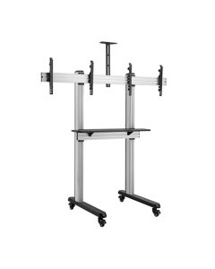 Brateck Dual Screen TV Cart for 45'-55' TVs (LS)