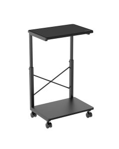 mbeatÂ® activiva Height Adjustable Storage Stand Black