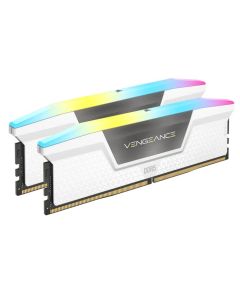 Corsair Vengeance RGB 64GB DDR5 UDIMM 5200MHz C40 White