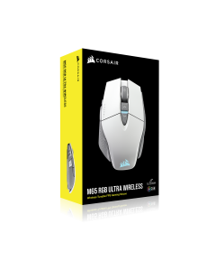 Corsair M65 RGB Ultra Wireless White Gaming Mouse