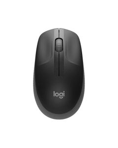 Logitech M190 Full-Size Wireless Mouse - Charcoal