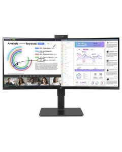 LG 34BQ77QC-B UltraWide Curved Monitor