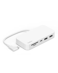 Belkin Connect USB-C 6-in-1 Multiport Hub with Mount