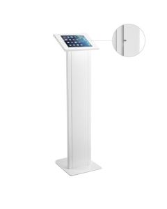 Brateck Anti-theft Tablet Kiosk Stand - White