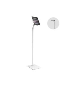Brateck Universal Anti-Theft Tablet Floor Stand White