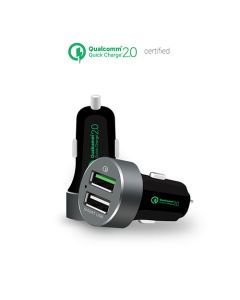 mbeat QuickBoost USB 2.0 Dual Port Car Charger