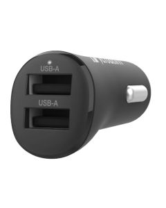 Verbatim Car Charger - Dual Port 3.4A - Black
