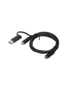 LENOVO USB Cable 1m USB 3.2 Gen 1 (3.1 Gen 1) USB A/USB C Black