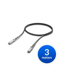 Ubiquiti SFP28 DAC Cable, 25Gbps, 3m Length, 2Yr Warranty